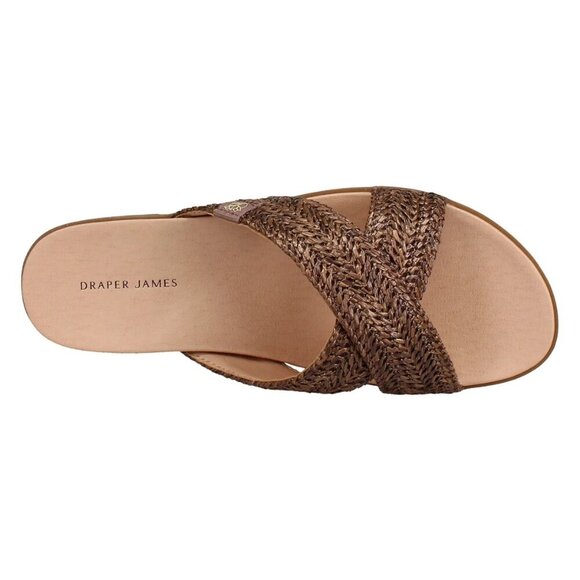 Draper James Women's Raffia Sandal, Brown - Picture 5 of 6